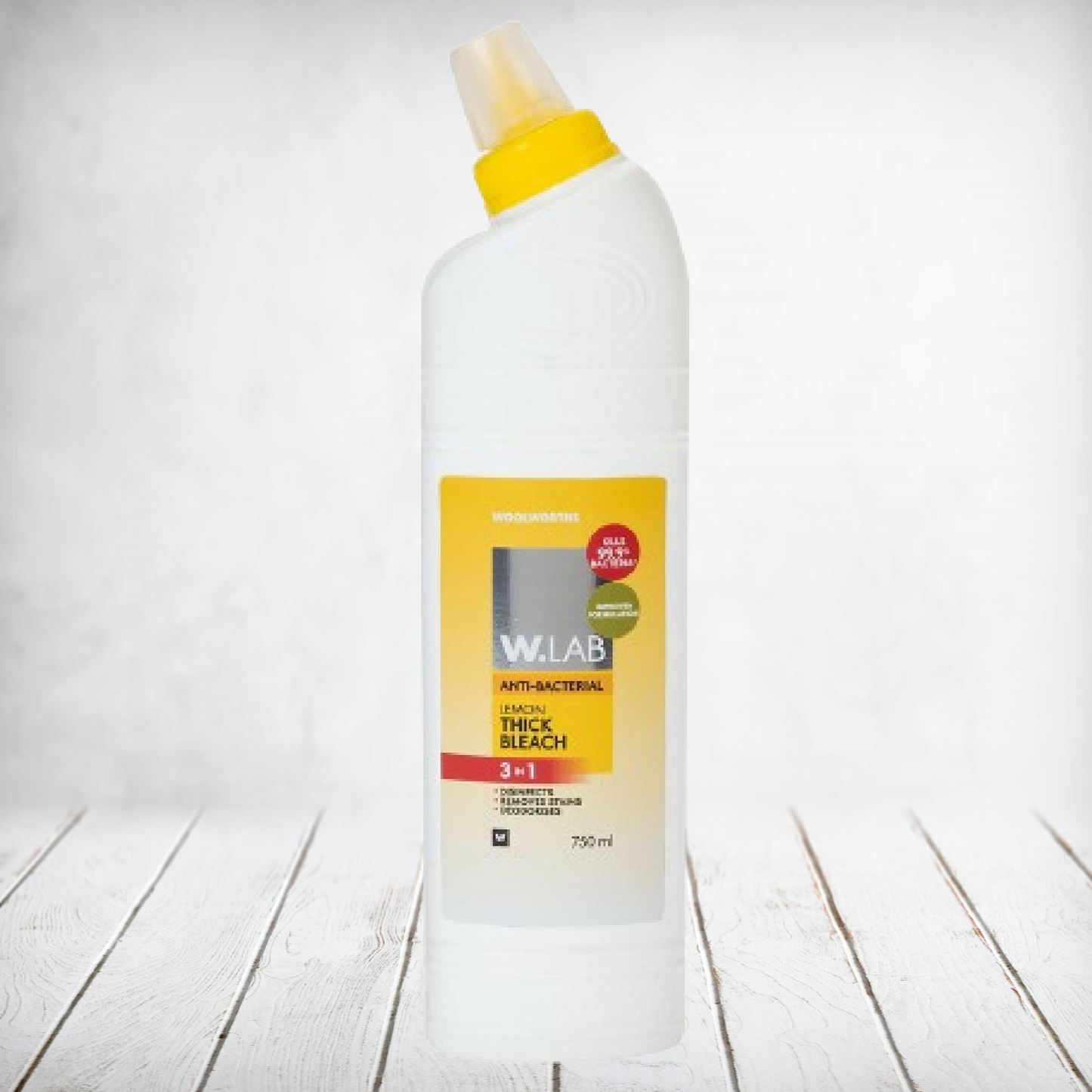 WW Anti-Bacterial Thick Bleach Lemon 750ml