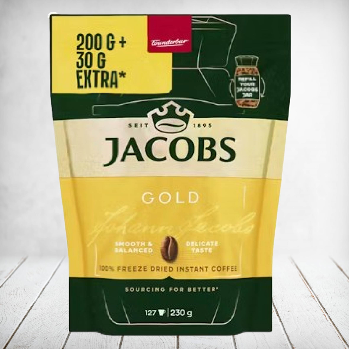 Jacobs Gold 230g - Refill Bag