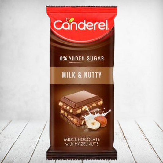 Canderel Slab Milk & Nutty 100g