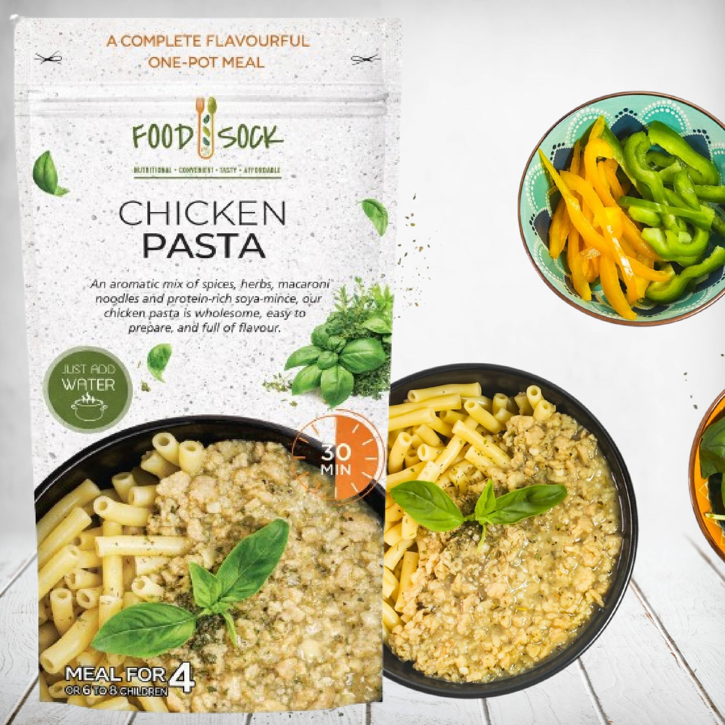 Food Sock Chicken Pasta 310g
