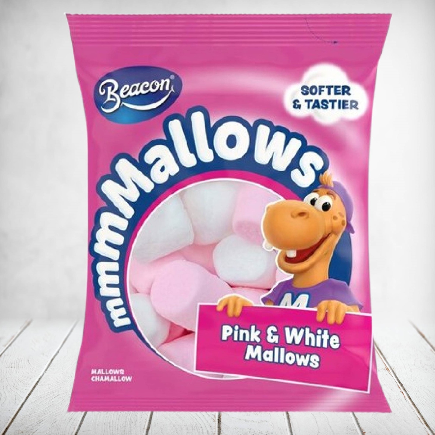 Beacon Mmmallows Pink & White 135g