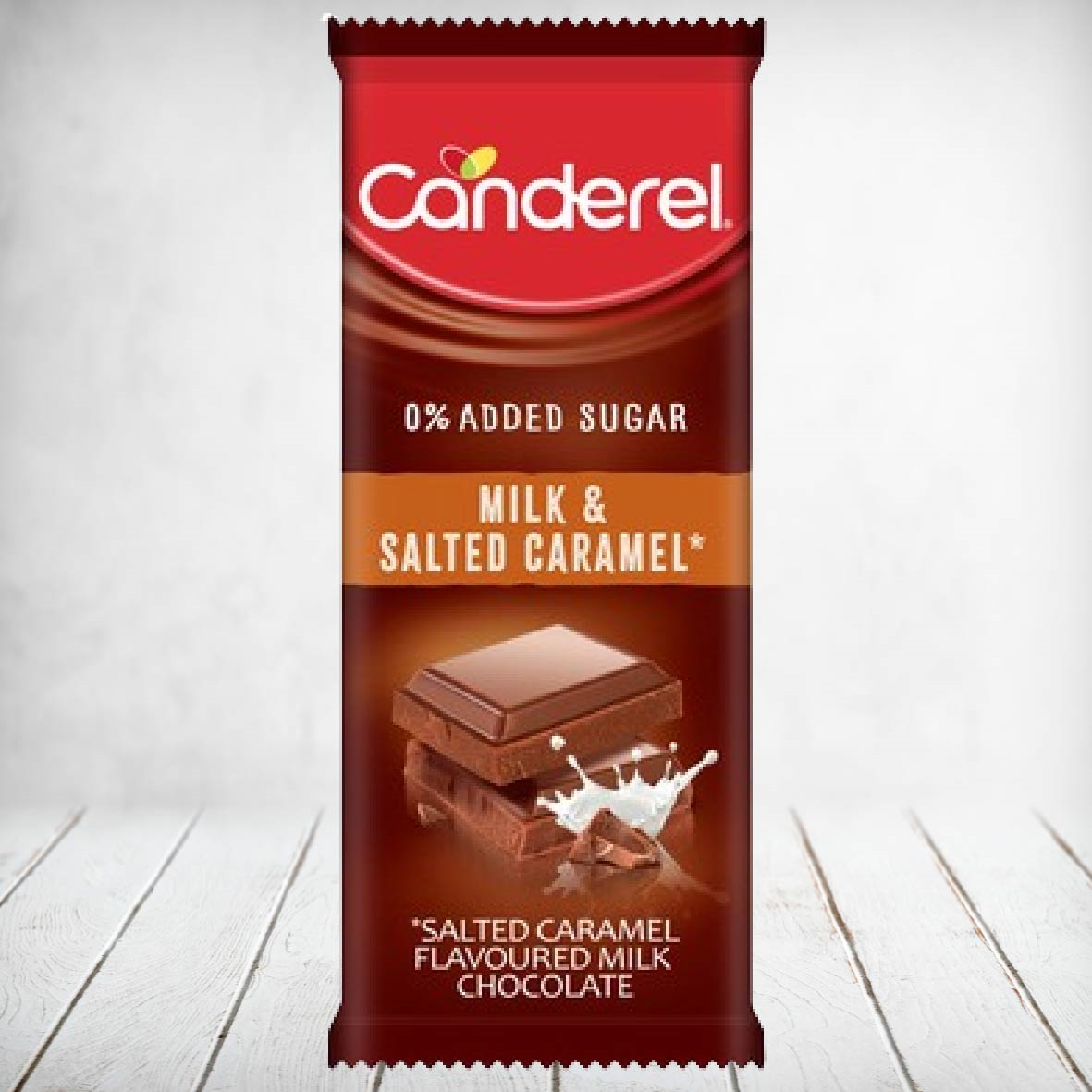 Canderel Slab Milk & Salted Caramel 100g