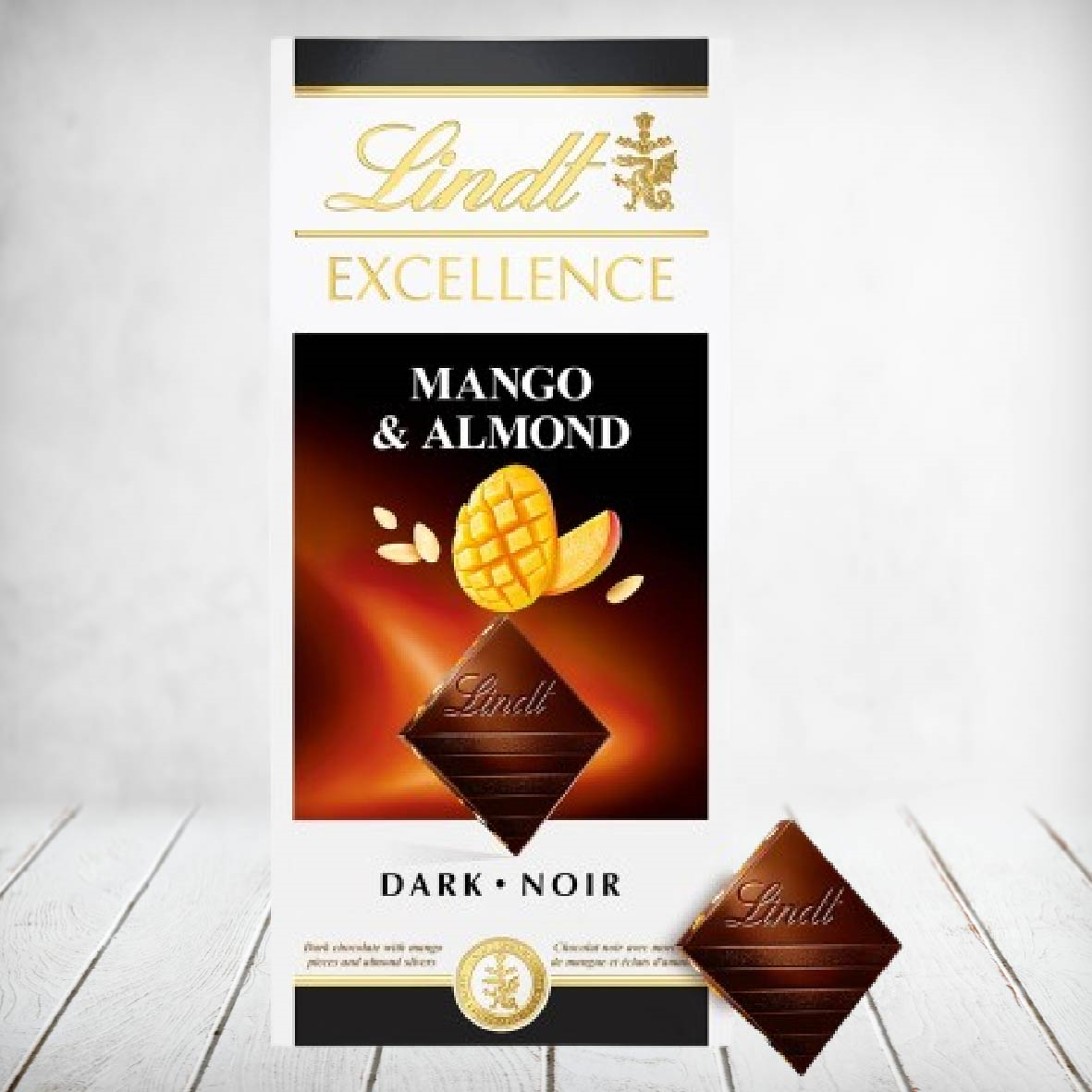 Lindt Slab Excellence Mango & Almond 100g