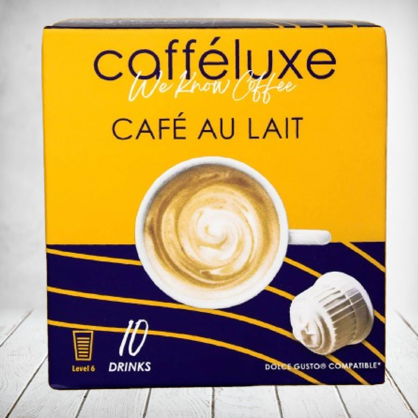 Caffeluxe Dolce Gusto Cafe Au Lait 10s