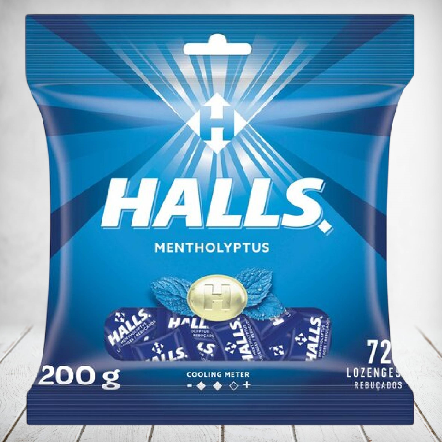 Halls Mentholyptus Lozenges Bag 200g