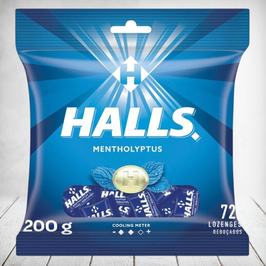 Halls Mentholyptus Lozenges Bag 200g