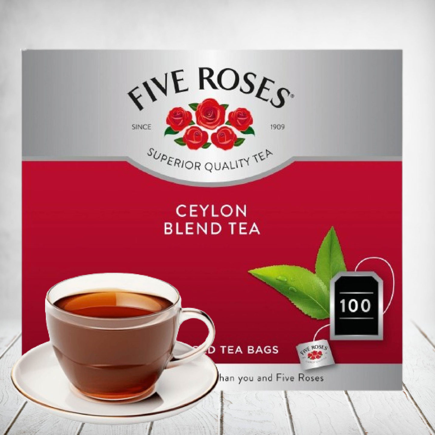 Five Roses Ceylon Blend Tea 100 bags