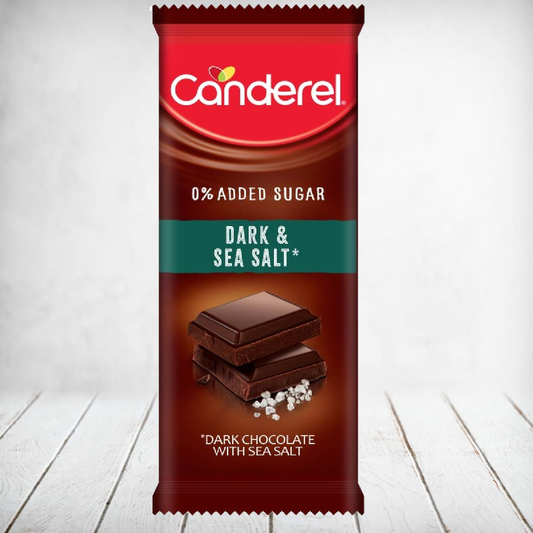 Canderel Slab Dark & Sea Salt 100g