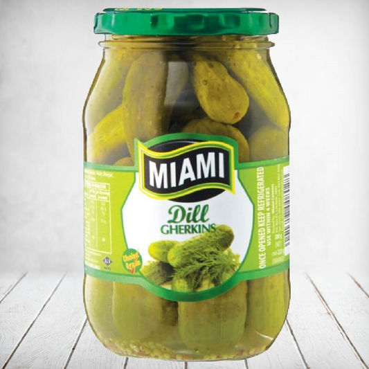 Miami Gherkins Dill 380g