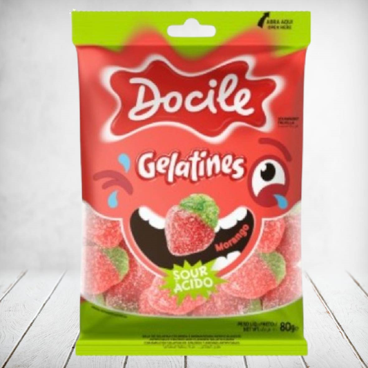 Docile Sour Strawberry 80g
