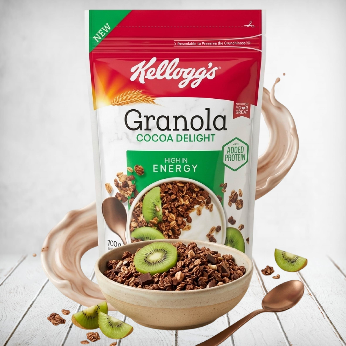 Kelloggs Cocoa Delight Granola 700g