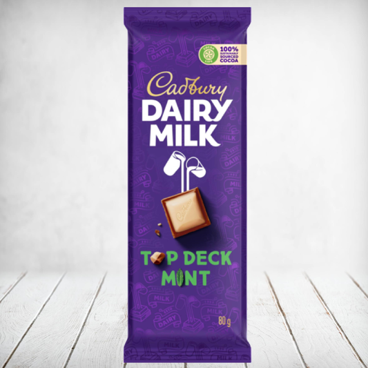 Cadbury Slab Top Deck Mint 80g