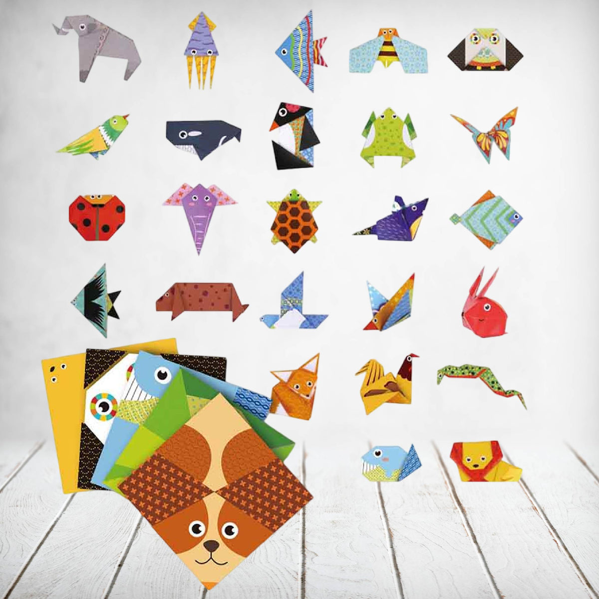Smart Origami Paper Kit - Animal World