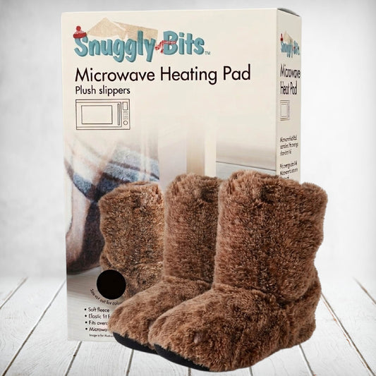 Snuggly Bits Microwave Slippers Size 4-6