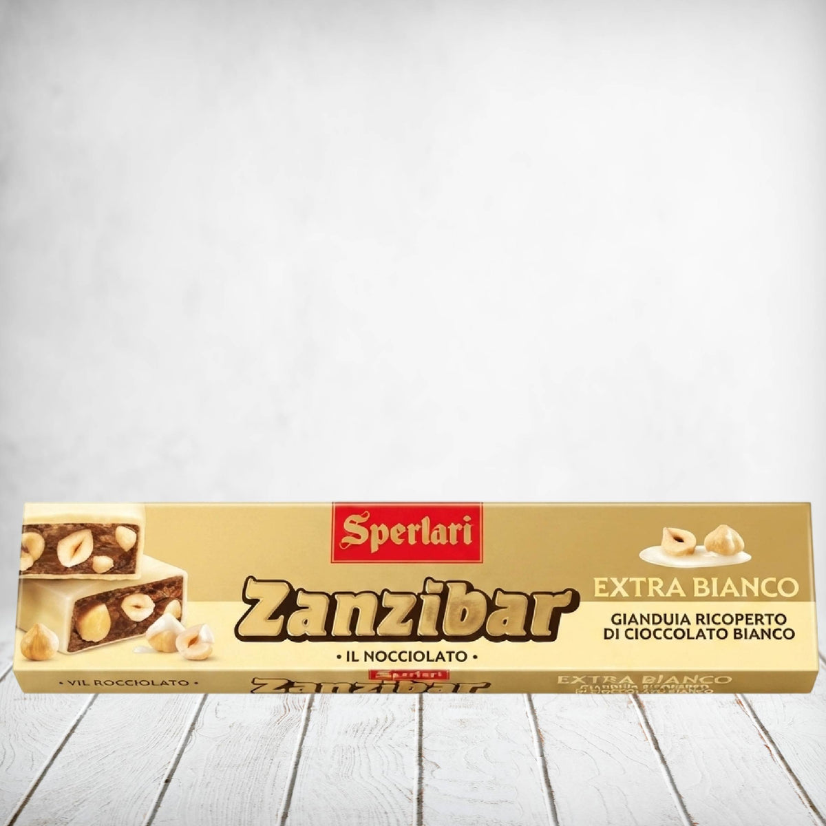 Sperlari Zanzibar Gianduia Covered with White Choc 250g