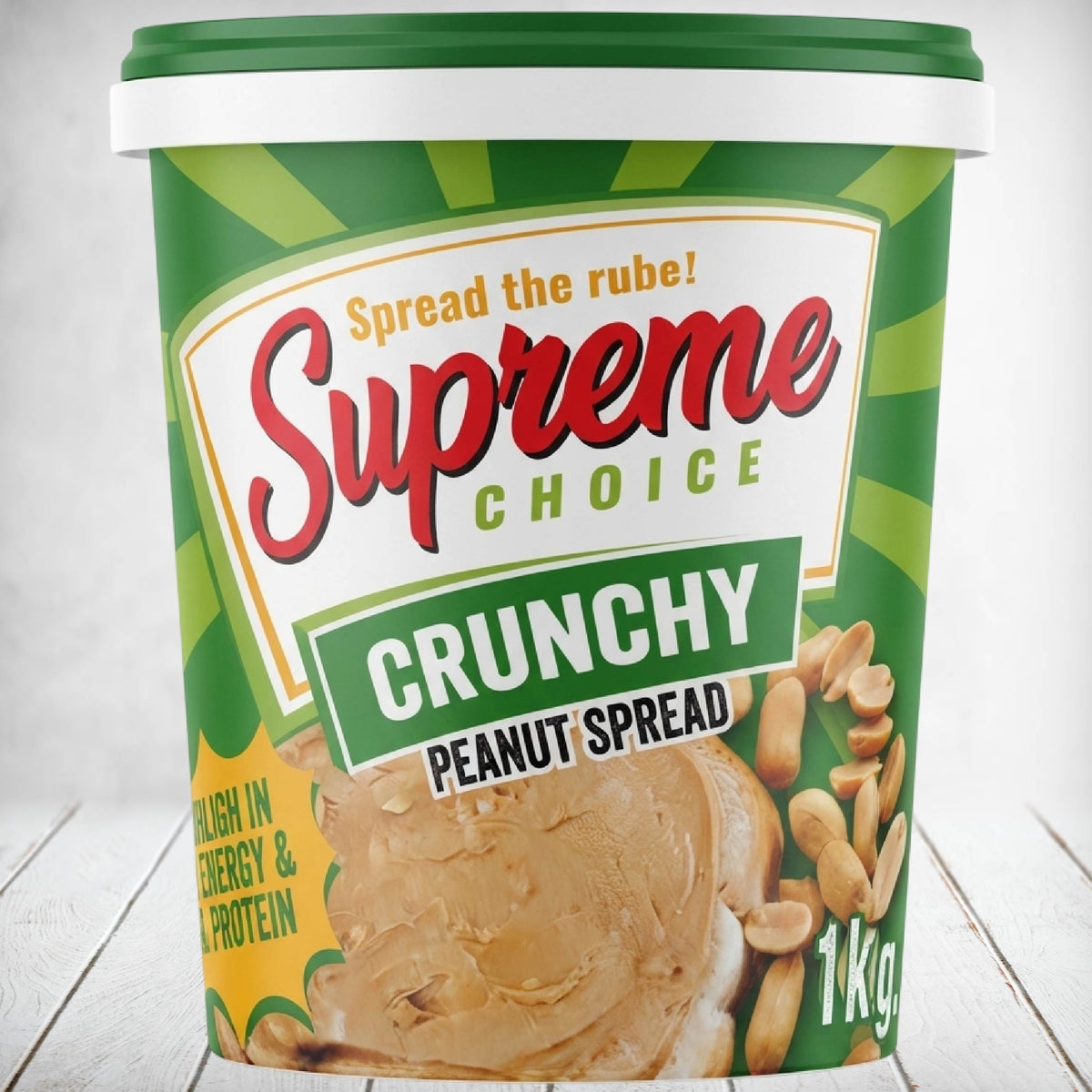 Supreme Peanut Butter Spread Crunchy 1kg