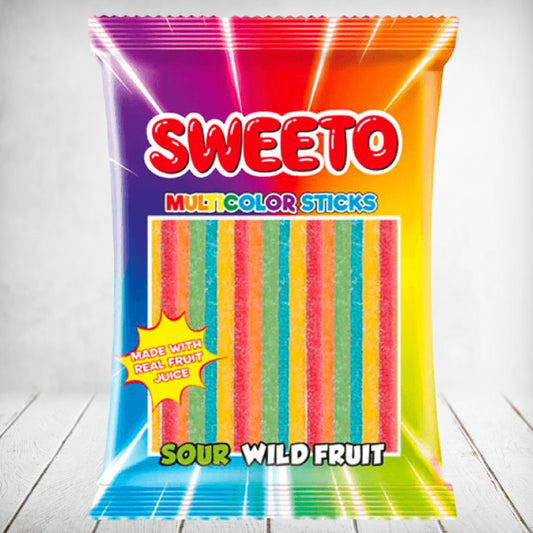 Sweeto Mulit Colour Sticks Wild Fruit