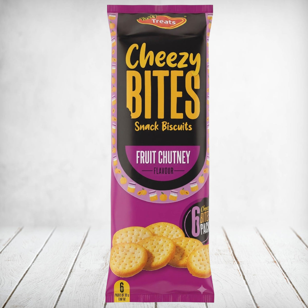 Cheezy Bites - Fruit Chutney 6x30g