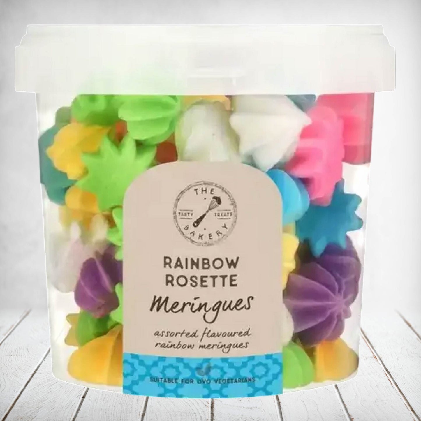 The Bakery Meringues Rainbow Rosette 70g