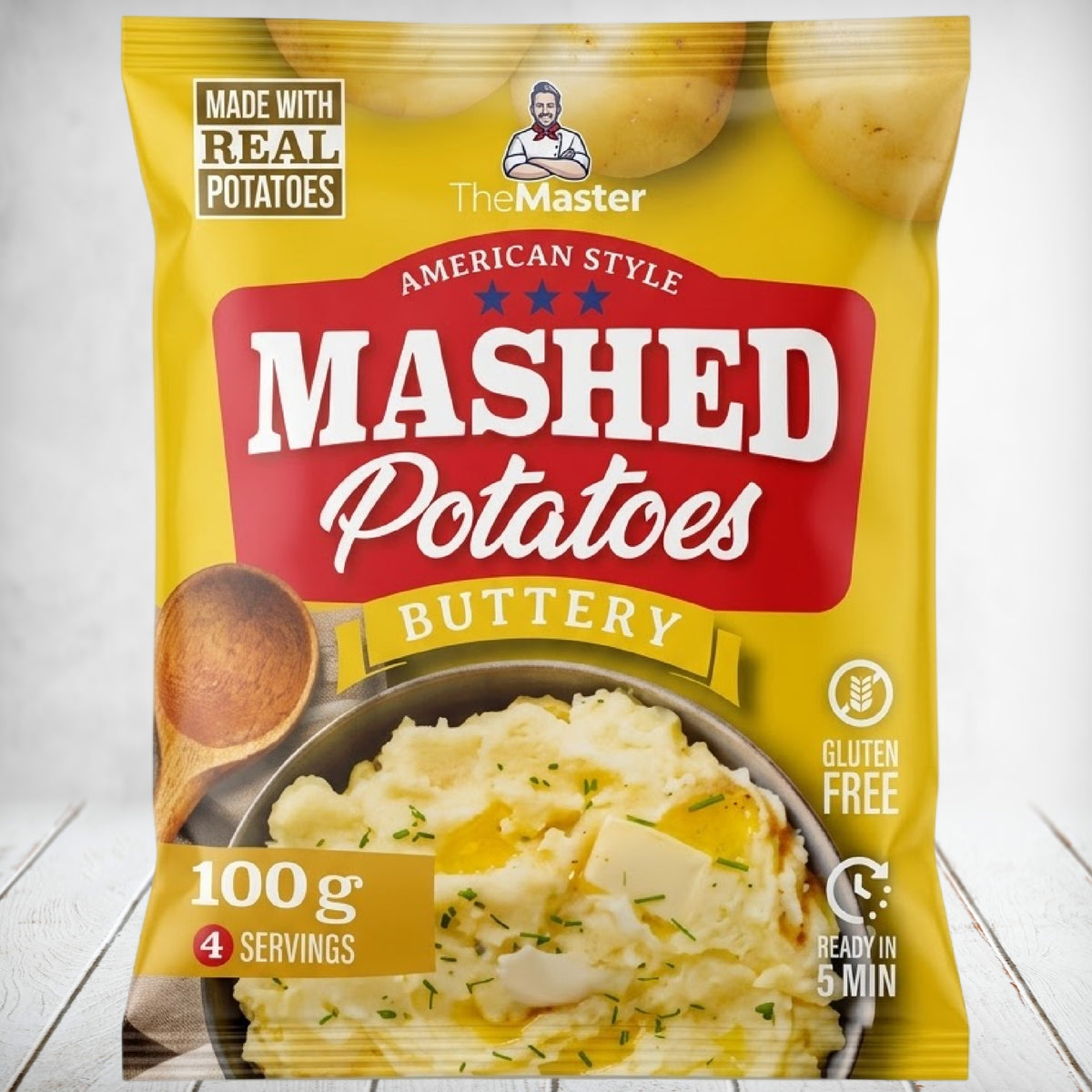 The Master Mashed Potatoes Buttery 100g