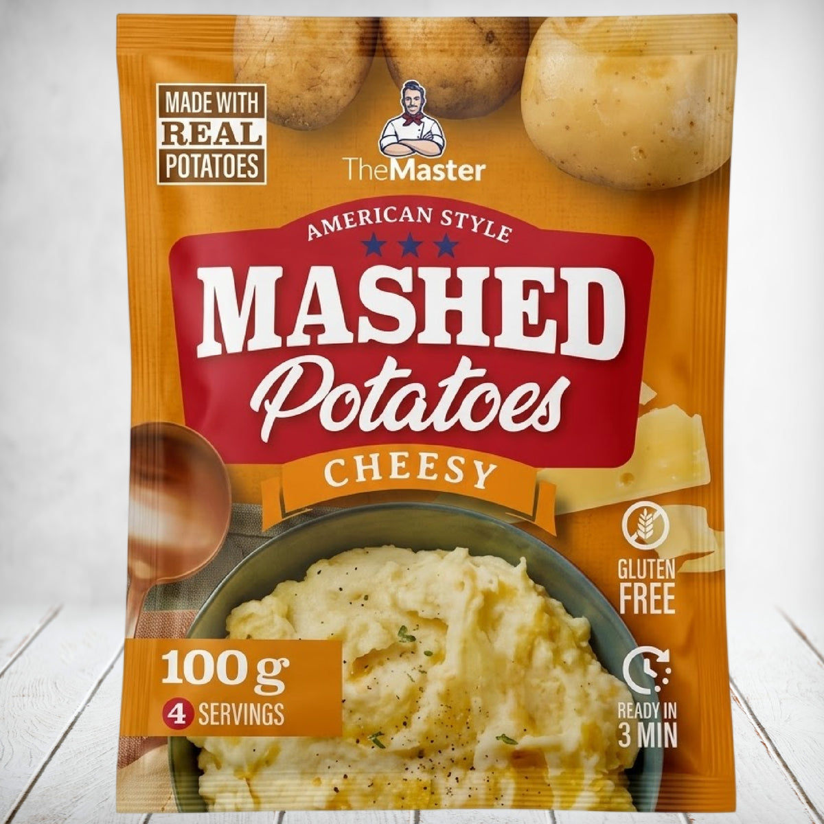 The Master Mashed Potatoes Cheesy 100g