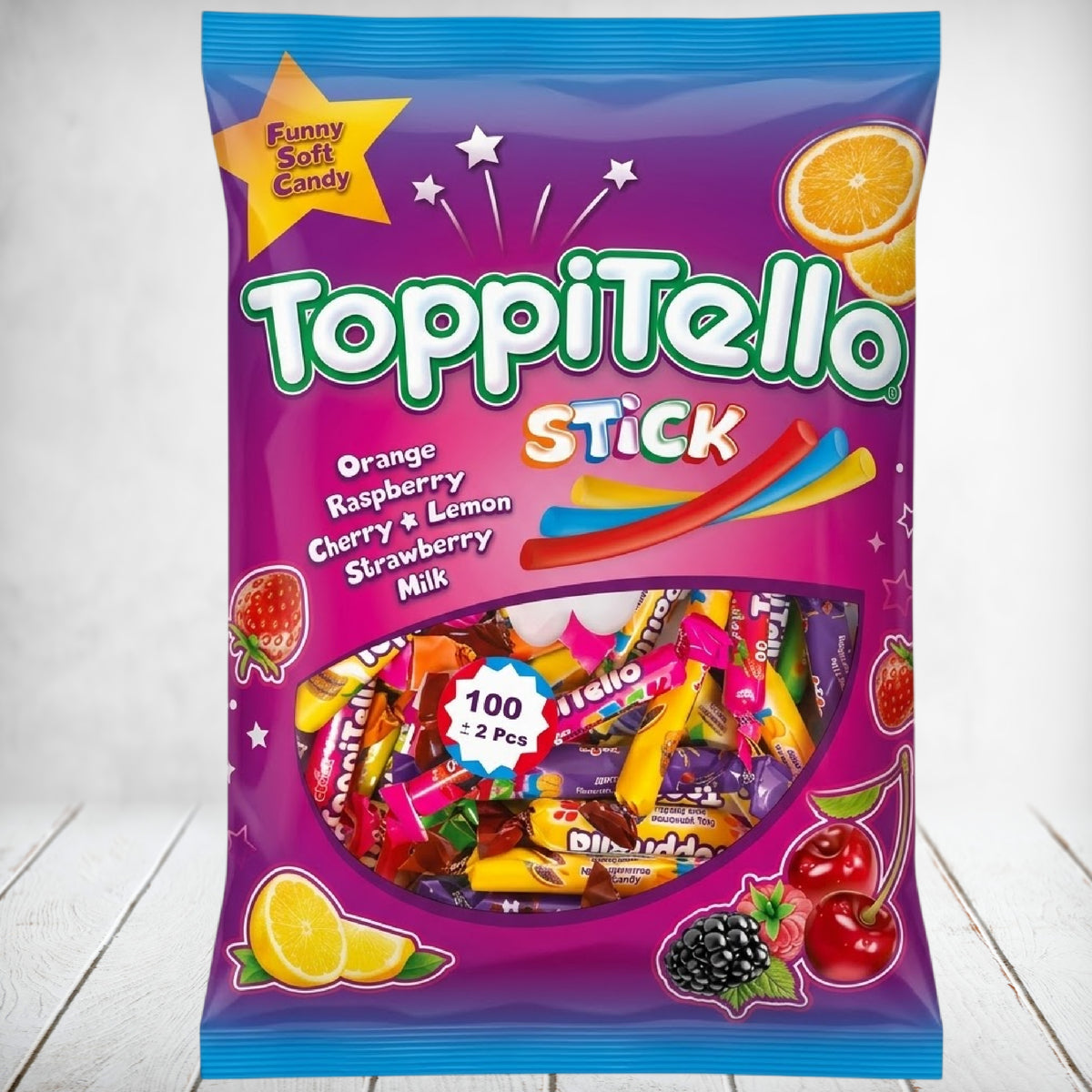 ToppiTella Stick 100pcs