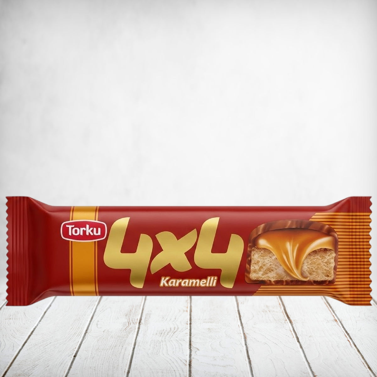 Torku 4x4 Karamelli Choc Coated Caramel Nougat Bar 40g