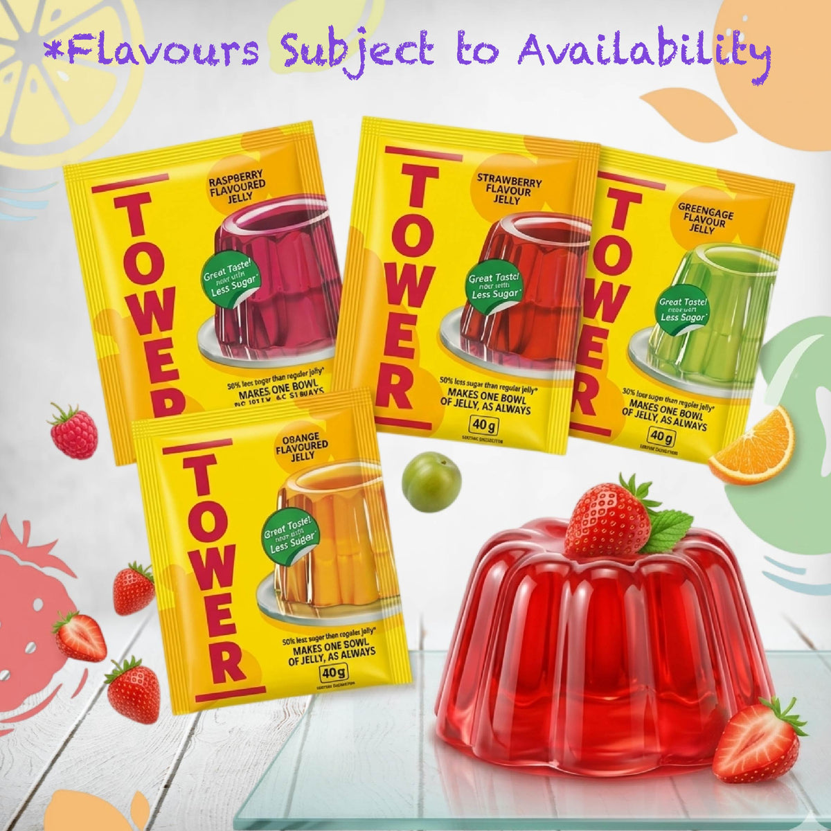 Tower Assorted Jelly 40g