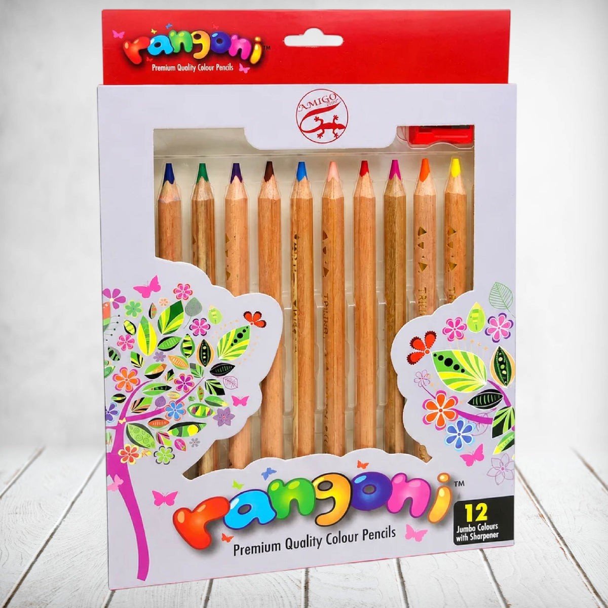 Triangular Pencil Crayons 12pcs