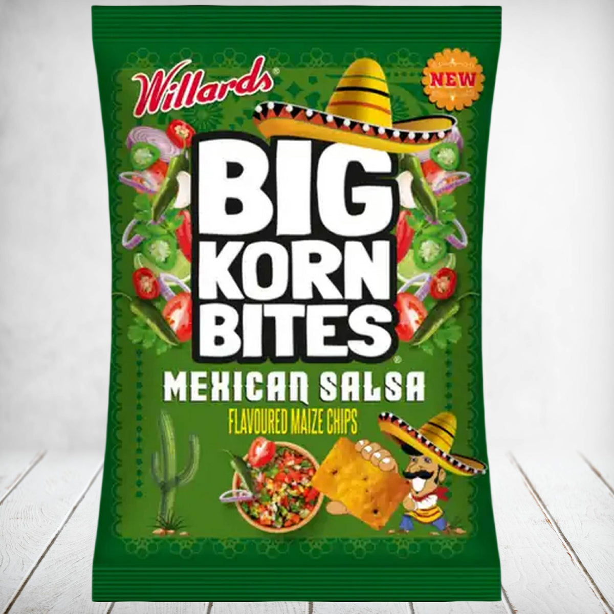 Willards Big Korn Bites Mexican Salsa 50g