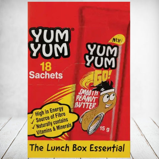 YumYum Smooth Peanut Butter Sachets 18s