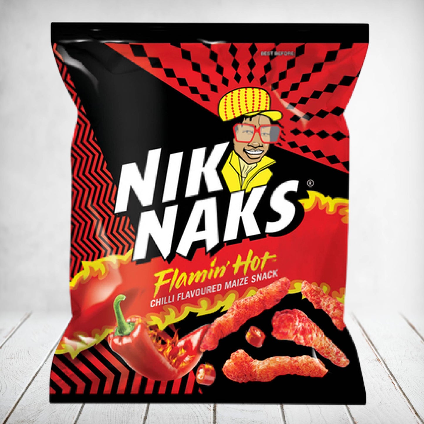 NikNaks Chilli Flaming Hot 135g