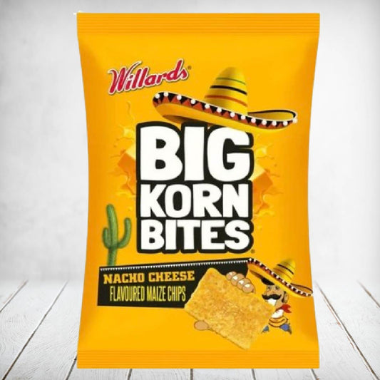 Willards Big Korn Bites Nachos Cheese 120g